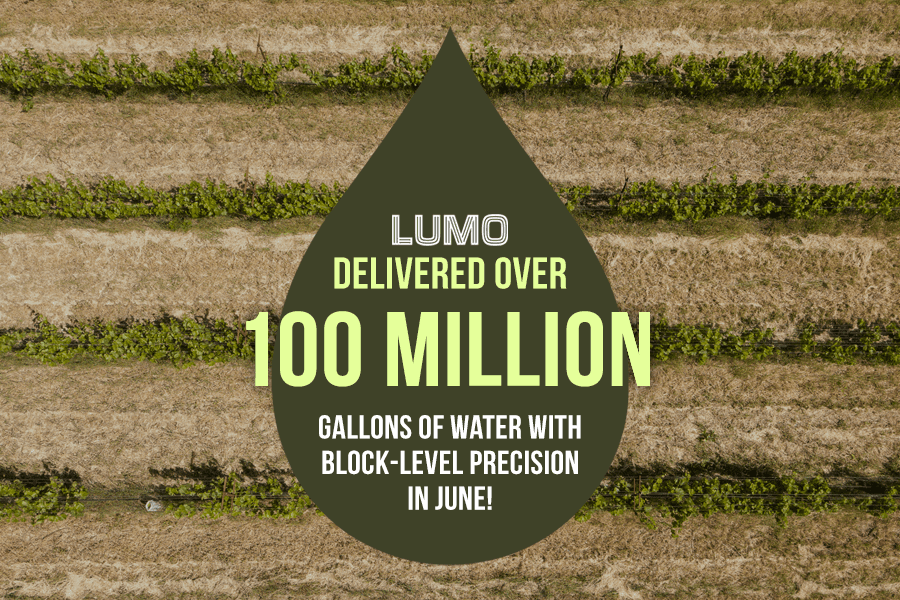Lumo delivered over 100 million gallons in June
