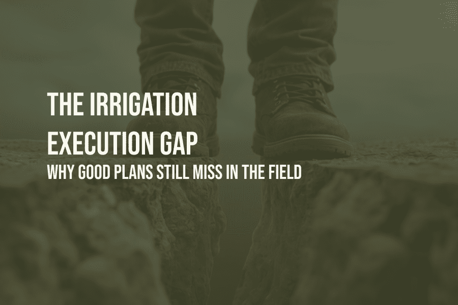 The irrigation execution gap header image